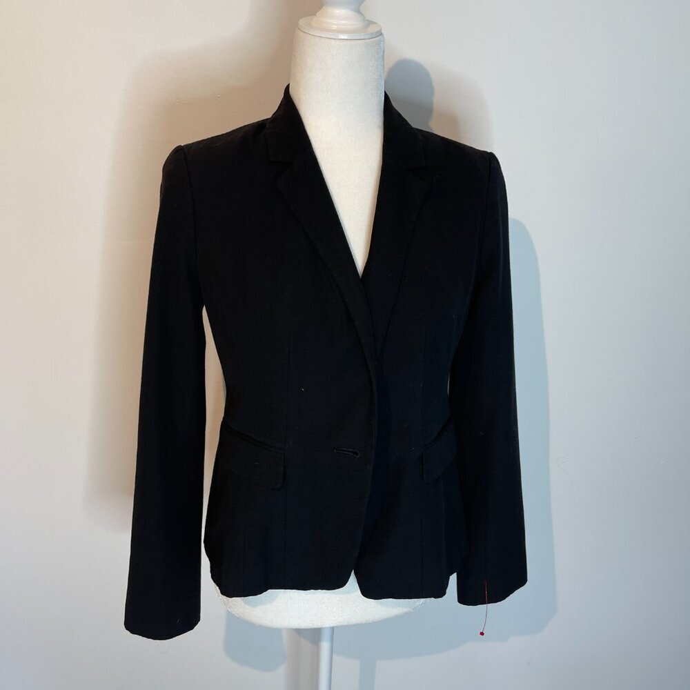 Ann Taylor Factory Black Blazer size 4P